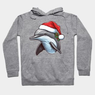 Christmas Dolphin Hoodie